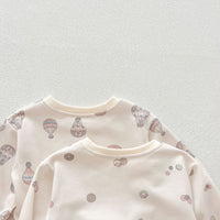 Load image into Gallery viewer, 2 Pieces Set Baby Kid Girls Boys Cartoon Print Tops And Pants Wholesale 240802338
