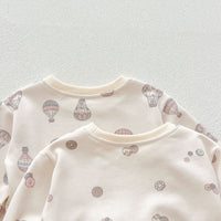 Load image into Gallery viewer, 2 Pieces Set Baby Kid Girls Boys Cartoon Print Tops And Pants Wholesale 240802338
