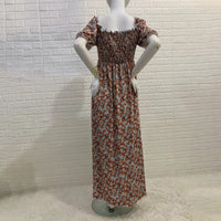 Load image into Gallery viewer, Women Solid Color Flower Dresses Wholesale 24080234
