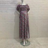 Load image into Gallery viewer, Women Solid Color Flower Dresses Wholesale 24080234
