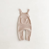 Load image into Gallery viewer, Baby Kid Girls Boys Solid Color Crochet Rompers Wholesale 240802341
