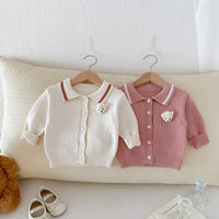 Load image into Gallery viewer, Baby Kid Girls Solid Color Cardigan Wholesale 240802343
