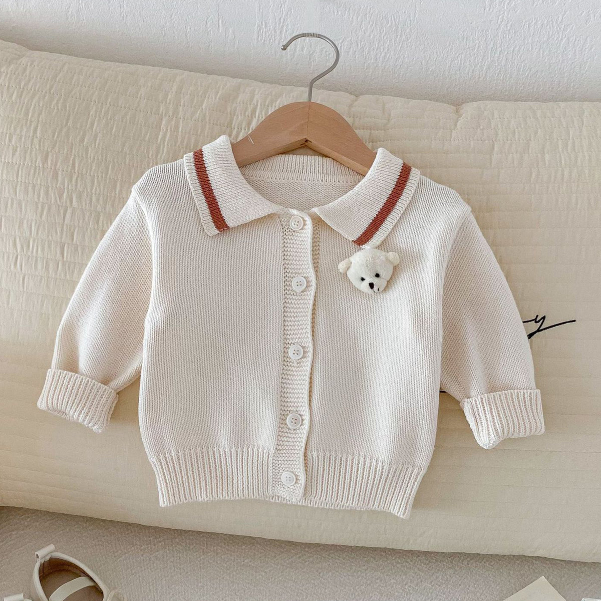 Baby Kid Girls Solid Color Cardigan Wholesale 240802343