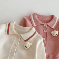 Load image into Gallery viewer, Baby Kid Girls Solid Color Cardigan Wholesale 240802343
