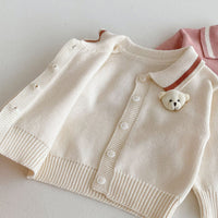 Load image into Gallery viewer, Baby Kid Girls Solid Color Cardigan Wholesale 240802343
