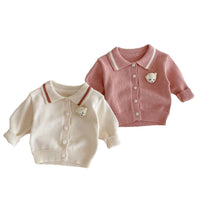 Load image into Gallery viewer, Baby Kid Girls Solid Color Cardigan Wholesale 240802343
