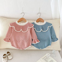 Load image into Gallery viewer, Baby Kid Girls Solid Color Rompers Wholesale 240802347
