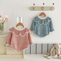 Load image into Gallery viewer, Baby Kid Girls Solid Color Rompers Wholesale 240802347
