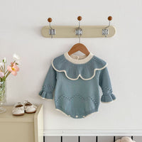 Load image into Gallery viewer, Baby Kid Girls Solid Color Rompers Wholesale 240802347
