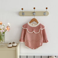 Load image into Gallery viewer, Baby Kid Girls Solid Color Rompers Wholesale 240802347
