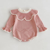 Load image into Gallery viewer, Baby Kid Girls Solid Color Rompers Wholesale 240802347
