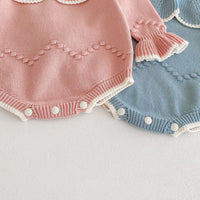 Load image into Gallery viewer, Baby Kid Girls Solid Color Rompers Wholesale 240802347
