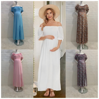 Load image into Gallery viewer, Women Solid Color Flower Dresses Wholesale 24080234
