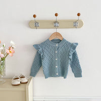 Load image into Gallery viewer, Baby Kid Girls Solid Color Cardigan Wholesale 240802352
