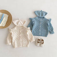 Load image into Gallery viewer, Baby Kid Girls Solid Color Cardigan Wholesale 240802352
