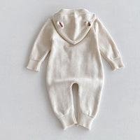 Load image into Gallery viewer, Baby Kid Girls Boys Solid Color Crochet Jumpsuits Wholesale 240802361
