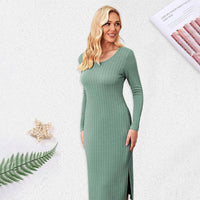 Load image into Gallery viewer, Women Solid Color Dresses Wholesale 240802364
