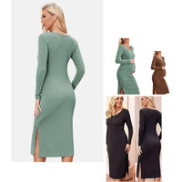 Load image into Gallery viewer, Women Solid Color Dresses Wholesale 240802364
