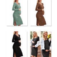 Load image into Gallery viewer, Women Solid Color Dresses Wholesale 240802364
