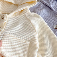 Load image into Gallery viewer, 2 Pieces Set Baby Kid Girls Boys Solid Color Jackets Outwears And Pants Wholesale 240802365
