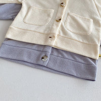 Load image into Gallery viewer, 2 Pieces Set Baby Kid Girls Boys Solid Color Jackets Outwears And Pants Wholesale 240802365
