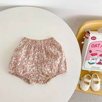 Load image into Gallery viewer, 2 Pieces Set Baby Kid Girls Solid Color Tank Tops And Flower Shorts Wholesale 24080237
