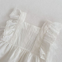 Load image into Gallery viewer, 2 Pieces Set Baby Kid Girls Solid Color Tank Tops And Flower Shorts Wholesale 24080237
