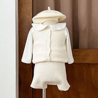 Load image into Gallery viewer, 2 Pieces Set Baby Kid Girls Solid Color Tank Tops And Shorts Wholesale 240802372
