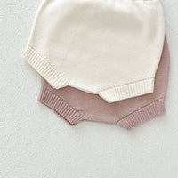 Load image into Gallery viewer, 2 Pieces Set Baby Kid Girls Solid Color Tank Tops And Shorts Wholesale 240802372
