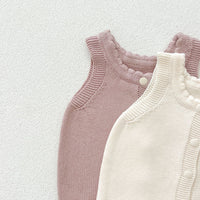 Load image into Gallery viewer, 2 Pieces Set Baby Kid Girls Solid Color Tank Tops And Shorts Wholesale 240802372
