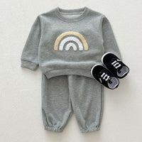 Load image into Gallery viewer, 2 Pieces Set Baby Kid Boys Letters Embroidered Tops And Pants Wholesale 240802377
