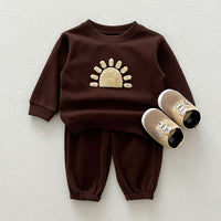 Load image into Gallery viewer, 2 Pieces Set Baby Kid Boys Letters Embroidered Tops And Pants Wholesale 240802377

