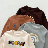 Load image into Gallery viewer, 2 Pieces Set Baby Kid Boys Letters Embroidered Tops And Pants Wholesale 240802377
