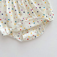 Load image into Gallery viewer, Baby Girls Flower Polka dots Rompers Wholesale 24080238
