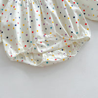 Load image into Gallery viewer, Baby Girls Flower Polka dots Rompers Wholesale 24080238
