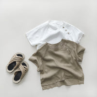 Load image into Gallery viewer, Baby Kid Girls Boys Solid Color Tops Wholesale 24080245
