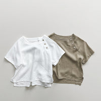 Load image into Gallery viewer, Baby Kid Girls Boys Solid Color Tops Wholesale 24080245
