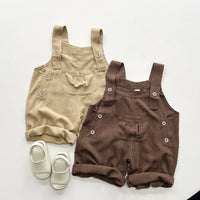 Load image into Gallery viewer, Baby Kid Girls Boys Solid Color Rompers Wholesale 24080247
