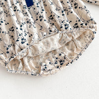 Load image into Gallery viewer, Baby Girls Flower Print Rompers Wholesale 24080253
