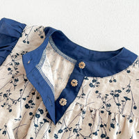 Load image into Gallery viewer, Baby Girls Flower Print Rompers Wholesale 24080253
