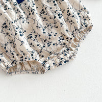 Load image into Gallery viewer, Baby Girls Flower Print Rompers Wholesale 24080253
