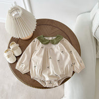 Load image into Gallery viewer, Baby Girls Flower Rompers Wholesale 24080258

