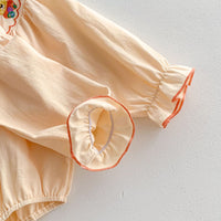 Load image into Gallery viewer, Baby Girls Cartoon Embroidered Rompers Wholesale 24080261
