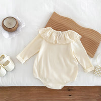 Load image into Gallery viewer, Baby Girls Solid Color Rompers Wholesale 24080265
