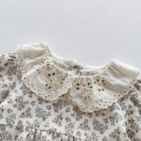 Load image into Gallery viewer, Baby Girls Flower Print Rompers Wholesale 24080268
