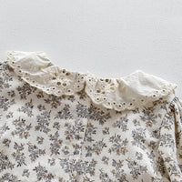 Load image into Gallery viewer, Baby Girls Flower Print Rompers Wholesale 24080268
