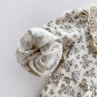 Load image into Gallery viewer, Baby Girls Flower Print Rompers Wholesale 24080268
