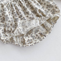 Load image into Gallery viewer, Baby Girls Flower Print Rompers Wholesale 24080268
