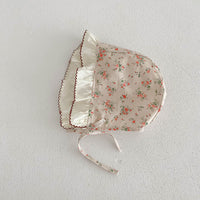 Load image into Gallery viewer, 2 Pieces Set Baby Girls Flower Print Rompers And Hats Wholesale 24080270
