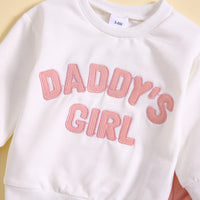 Load image into Gallery viewer, 2 Pieces Set Baby Kid Girls Letters Tops And Solid Color Pants Wholesale 24080275
